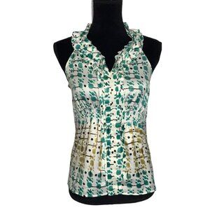 The Limited Multicolor Open Back Print Halter Top - Size XS